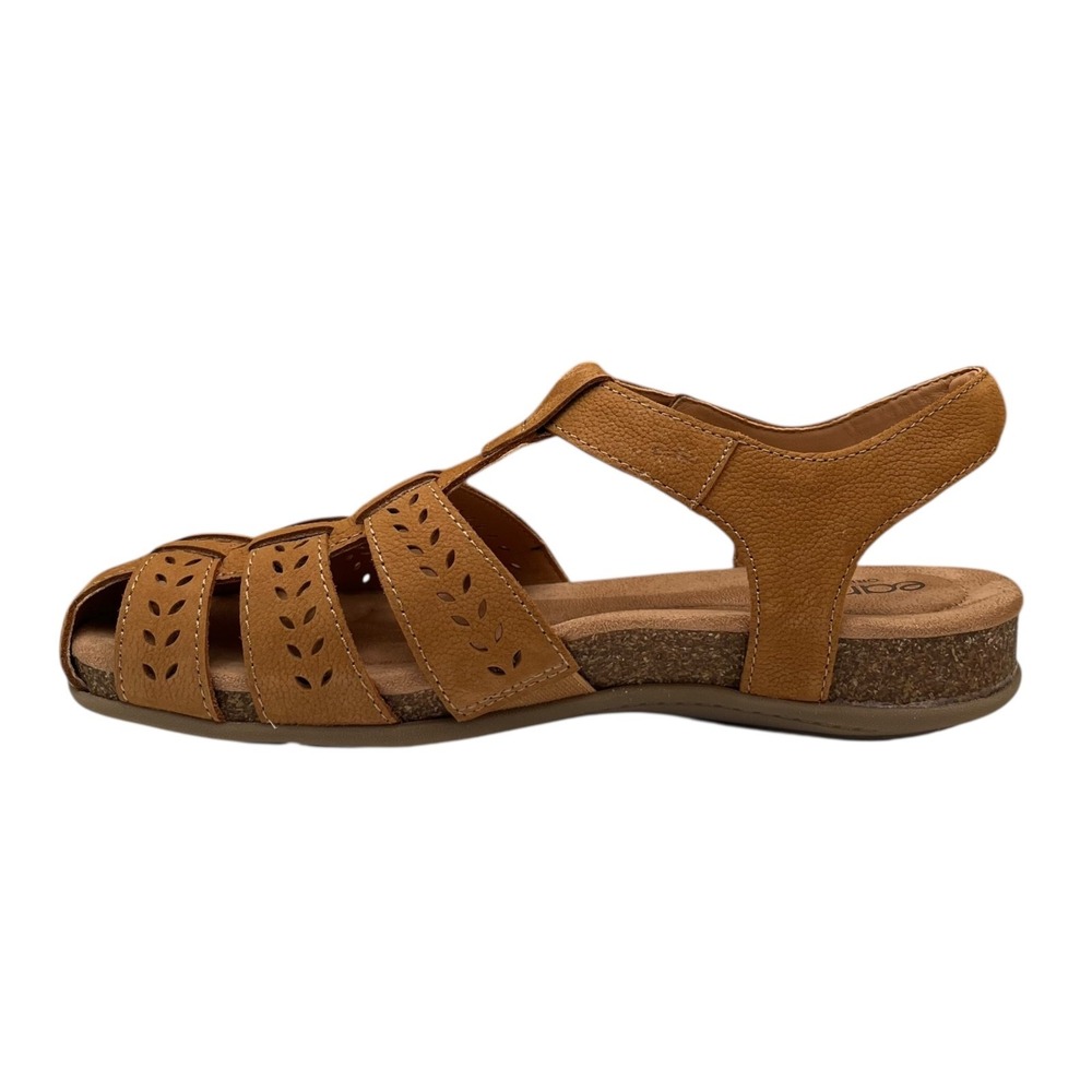 Earth Birdy Women's Leather‎ Fisherman Sandals Size 9.5 Brown-Tan Arch Support - Picture 6 of 12